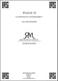 Psalm 23 SA choral sheet music cover